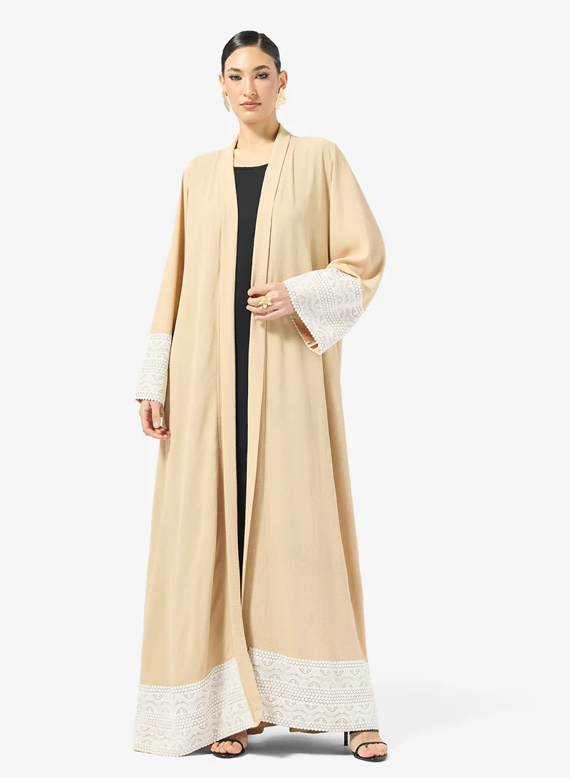 Abaya With Lace