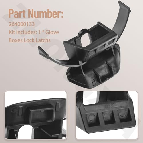 ZHONGXIA 264000133 Glove Boxes Lock Latchs Compatible with S-eadoo GTI 90 130 170/ GTX 155/ RXT 230 300/ Wake PRO 230 Watercrafts Storage - Image 3