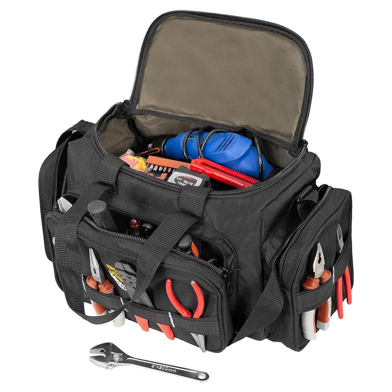 HENNY BAGS HENNY BAGS Tool Bag Premium Heavy Duty Urban CORD Professional Electrician Technician Industrial Multipurpose Storage Tool Bag 18 inch with Adjustable Strap750 days warranty  - Image 1