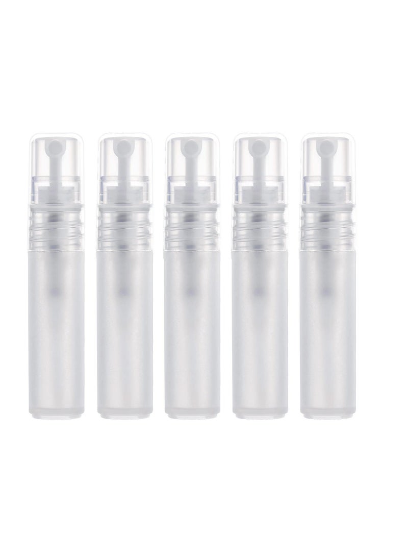 SYOSI 10pcs Perfume Atomizers Refillable, Plastic Spray Bottles for Travel Mister Empty Spritzer Bottles for Hair Face Plants (5ml) - Image 1