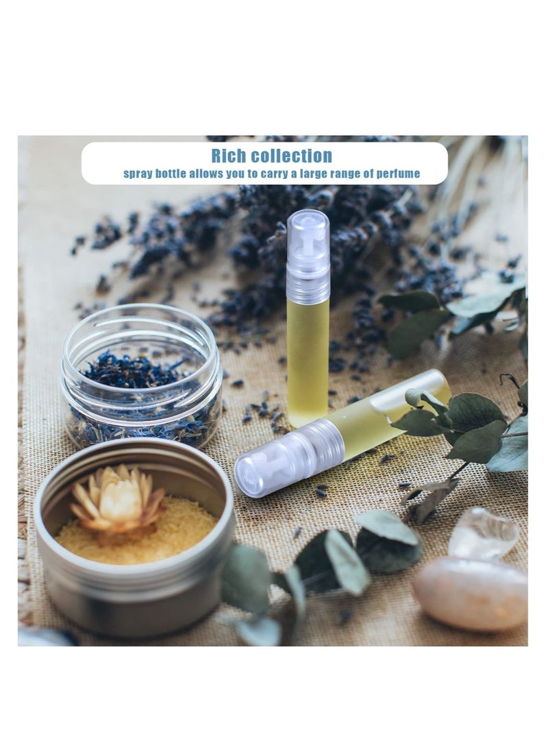 SYOSI 10pcs Perfume Atomizers Refillable, Plastic Spray Bottles for Travel Mister Empty Spritzer Bottles for Hair Face Plants (5ml) - Image 5