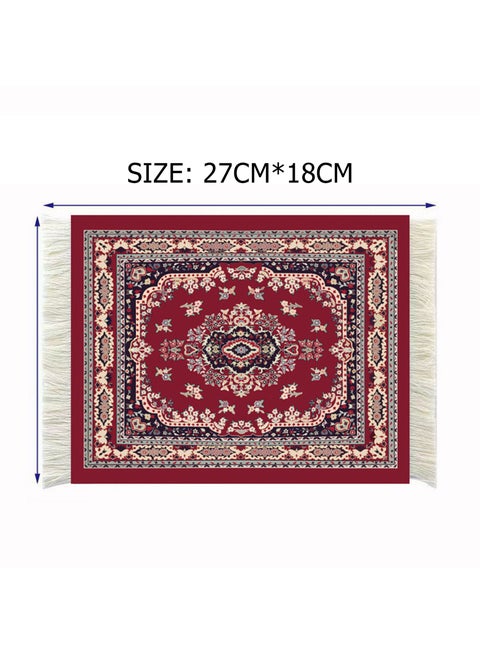 Coffee Mat Coffee Cup Mat Coffee Mug MatTable Mat Mouse Pad Rubber Rectangle 27x18x0.5 cm