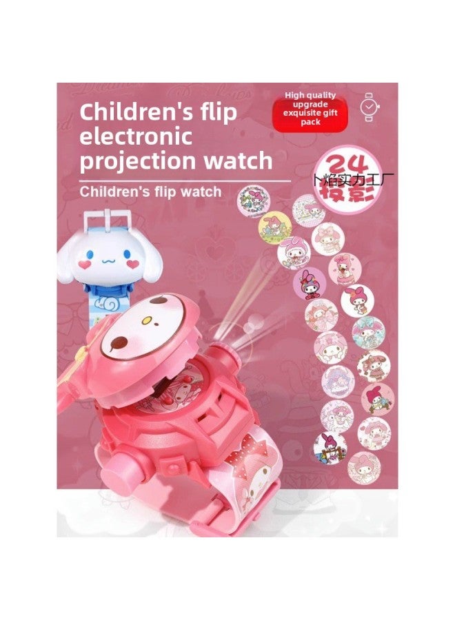 Merle Aisha Princess Children's Deformation Projection Toy Electronic Watch Boys Girls Girls Baby Kindergarten-Color:Choose Any 4 Watches 【quality Upgrade】 - Image 2