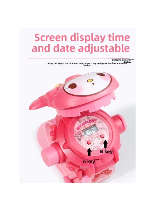 Merle Aisha Princess Children's Deformation Projection Toy Electronic Watch Boys Girls Girls Baby Kindergarten-Color:Choose Any 4 Watches 【quality Upgrade】 - Image 3