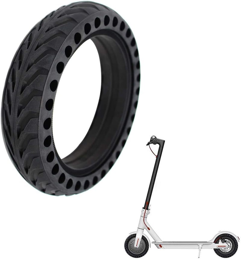 Z-FIRST Solid Tires 8.5 Inches Electric Scooter Wheels Replacement Tire 8-1/2'' Front or Rear Honeycomb Tires for Xiaomi Mijia M365, Gotrax GXL V2 and More (1) - Image 1