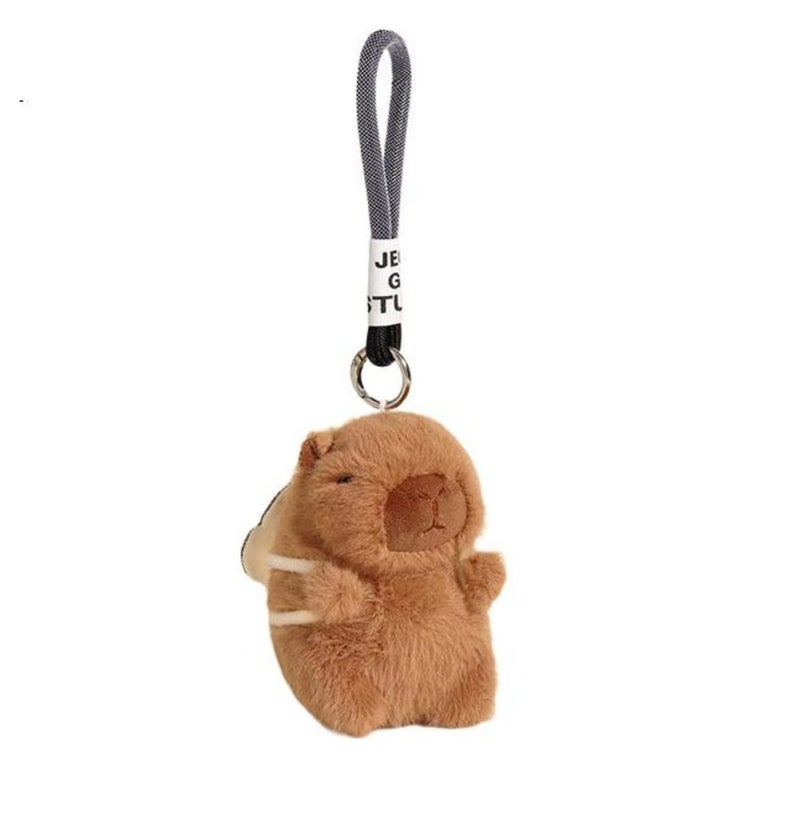 Capybara ميدالية مفاتيح محشوة من بوليستر - Image 1