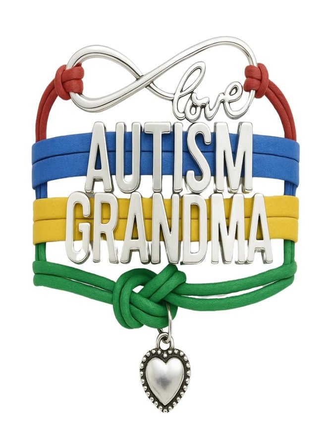 Infinity Collection Autism Puzzle Piece Bracelet - Grandma Jewelry Gift, Awareness Bracelet - Image 1