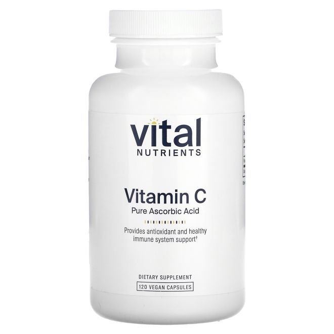 Vital Nutrients Vitamin C 120 Vegan Capsules (1000 mg per Capsule) - Image 1