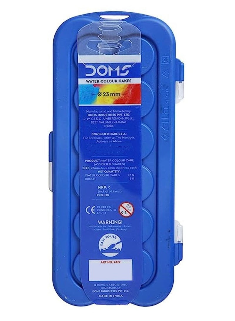 دومس كعك بألوان مائية 12 لونًا - Image 2