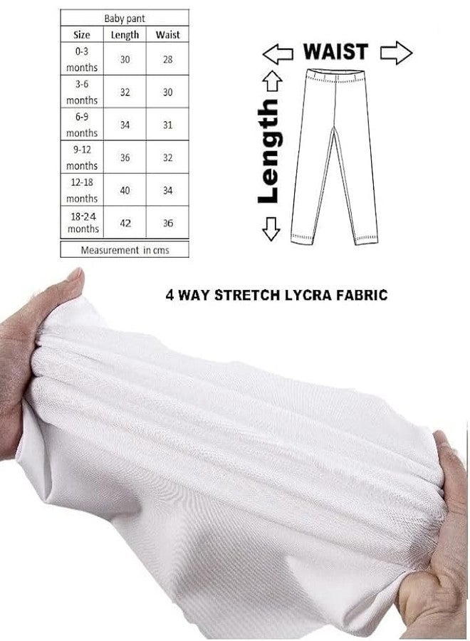 EIO سراويل قطنية ناعمة ومريحة للأطفال من إي أو، للجنسين، بخصر متوسط الارتفاع، مناسبة كحفاضات أو بيجامات أو ليجنز (عبوة من 7 قطع). (عبوة من 7 قطع، من 6 إلى 9 أشهر)، متعدد الألوان - Image 2