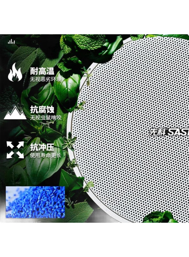 SAST 6-Inch Constant Voltage Ceiling Speaker, Recessed Ceiling-Mounted Background Music System, Embedded Public Address Speaker For Shopping Malls And Stores - Image 2