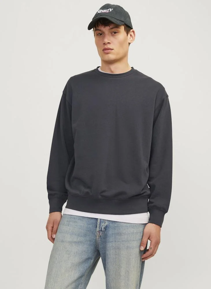 Casual Regular Fit Crew Neck Sweatshirt