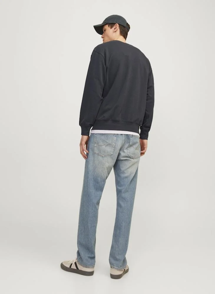 JACK & JONES Casual Regular Fit Crew Neck Sweatshirt