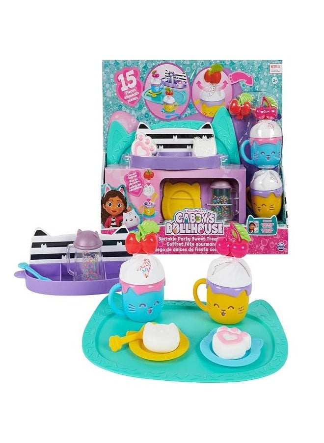 SPIN MASTER GABBYS DOLL HOUSE - SPRINKLE PARTY TREAT SET  - Image 4