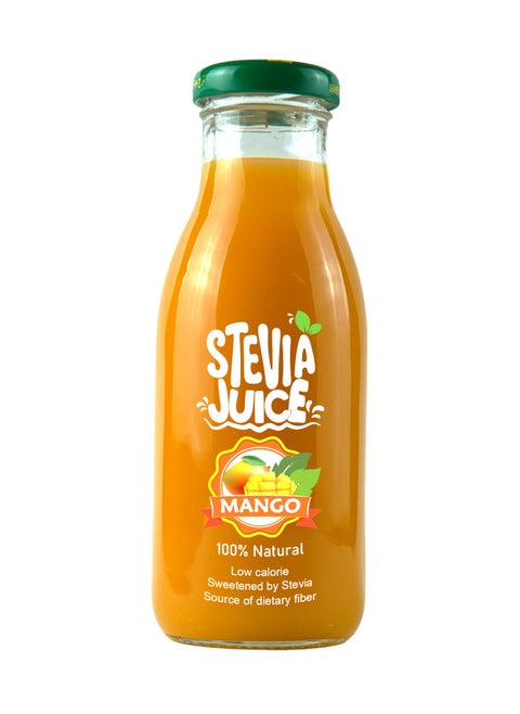 Stevia Juice Natural Mango Juice - Natural and refreshing juice without sugar sweetened with natural stevia 300 ml
