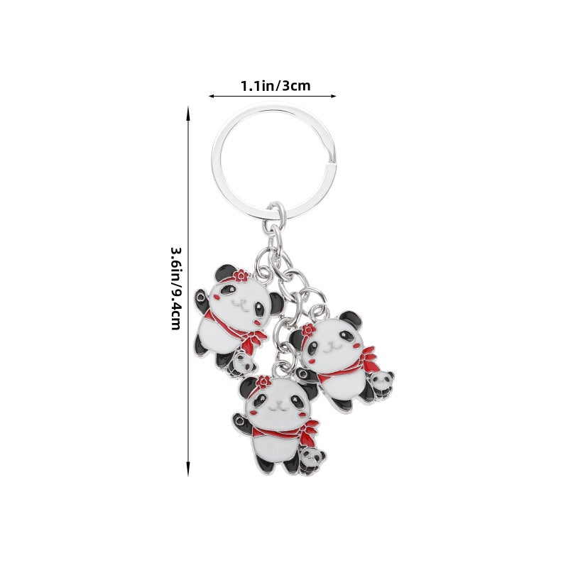 Women Keychain Alloy Panda Keychain Cute Key Chain Charm Keychain Key Chain Women Cute Keychain Accessory Cute Key Chain Cute Keychain - Image 4