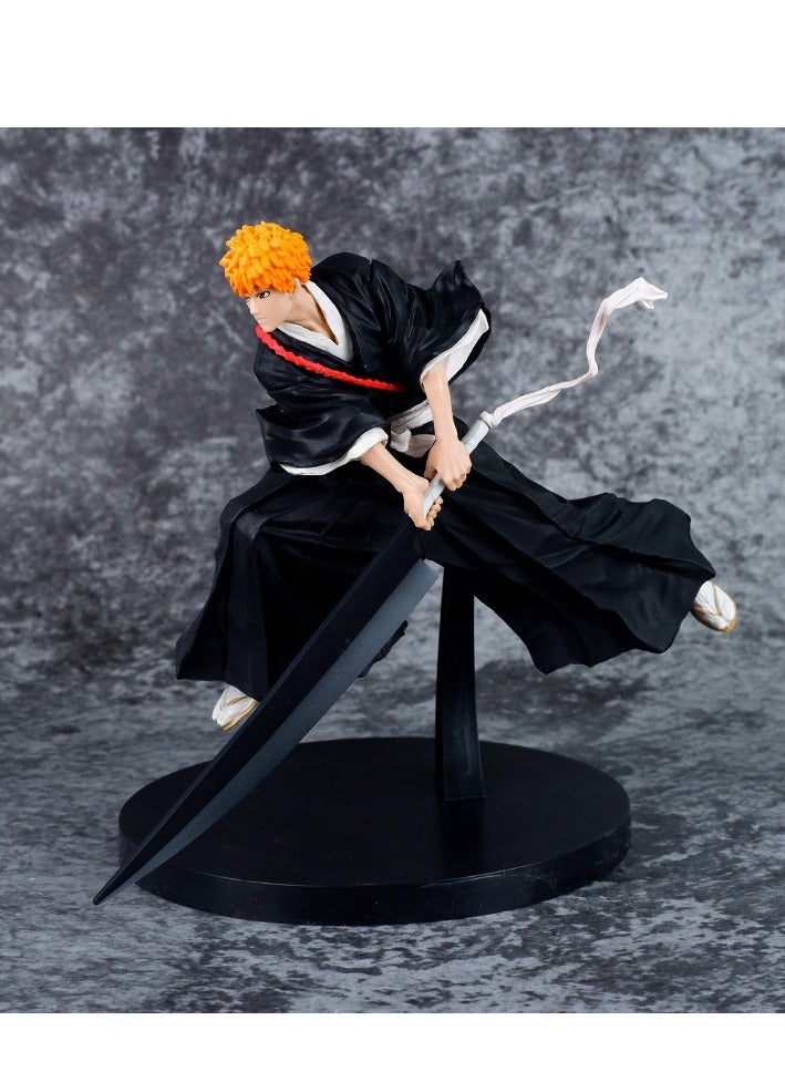 عام شخصية مقنعة لملك الموت إيتشيغو كوروساكي من سلسلة الأنمي بليتش، لعب وهدايا للمعجبين، تصلح لتزيين المنزل أو المكتب. - Image 2