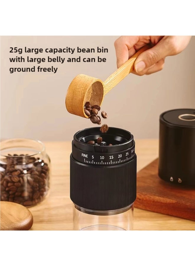 Tradeo Electric Coffee Grinder – 13W Power | Type-C Charging | 1000mAh Battery | Adjustable Grind Settings - Image 4