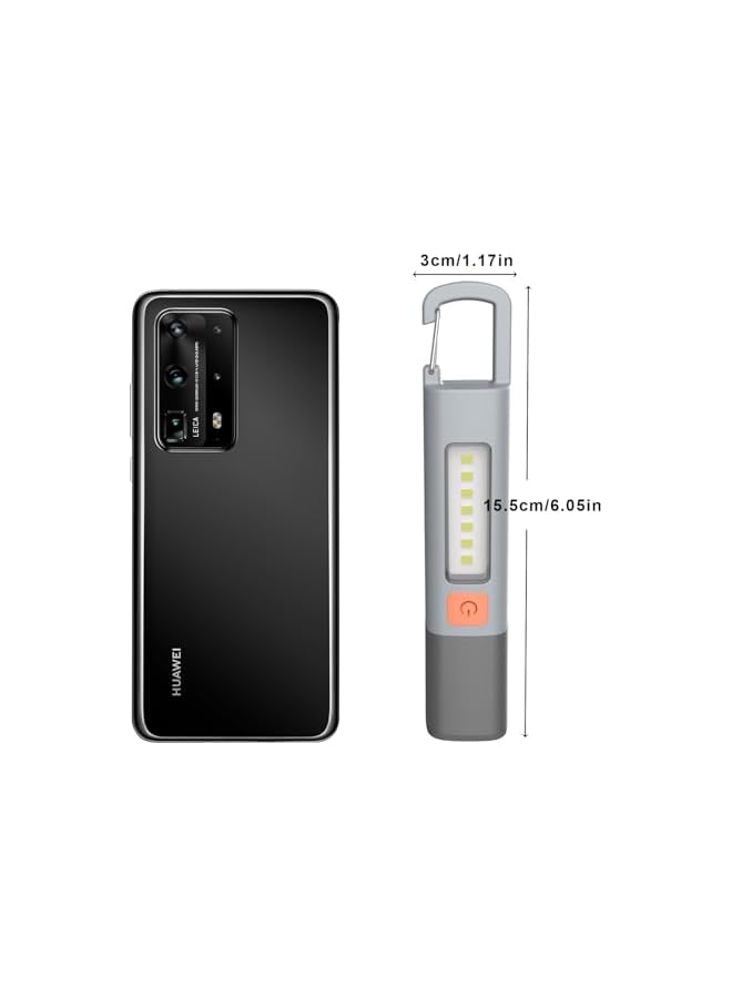 S-TOP LED Rechargeable Flashlight, 100000 Lumens, Zoomable, 3 Modes, COB Work Light, 2 Pack - Image 4