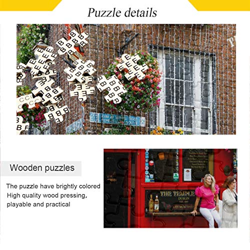 Oarencol Dublin Ireland Temple Bar Irish Capital Jigsaw Puzzle 1000 Pieces Puzzles for Adults DIY Gifts - Image 5