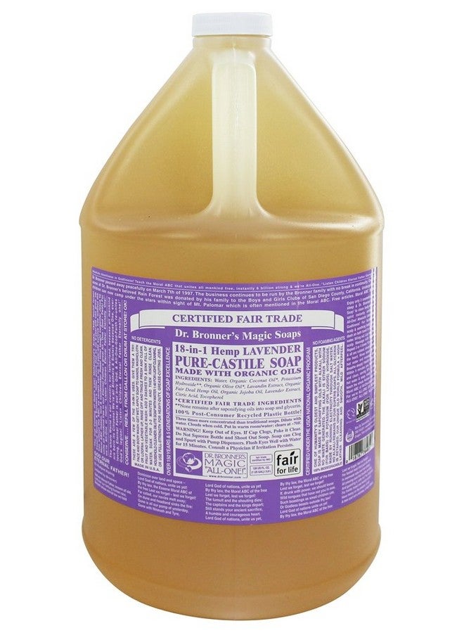 Dr. Bronner's Dr. Bronners Lavender Castille Liquid Soap 128 Fz