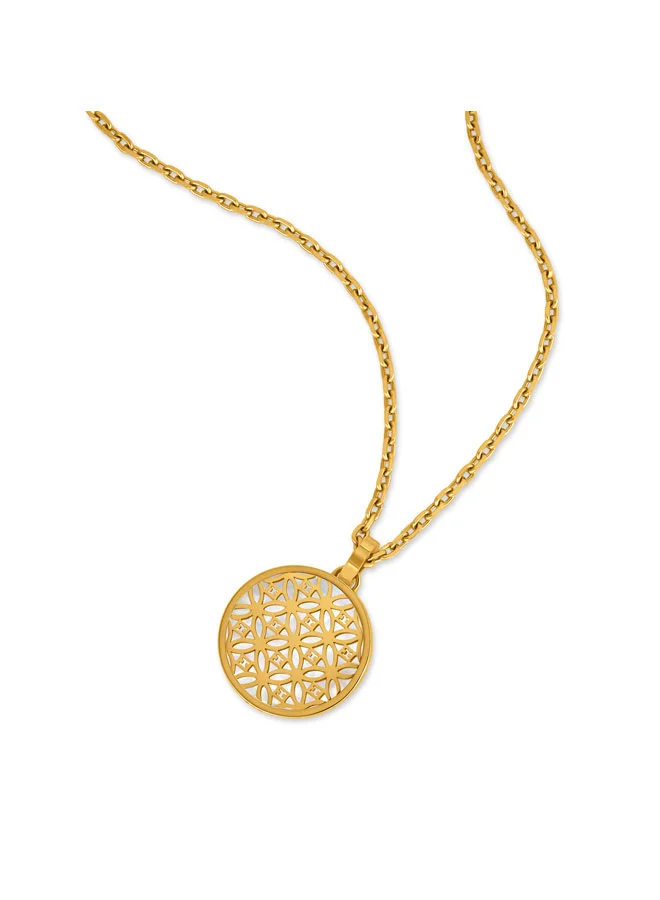 Escada Hind Gold Plated 316L Stainless Steel Pendant Necklace for Women