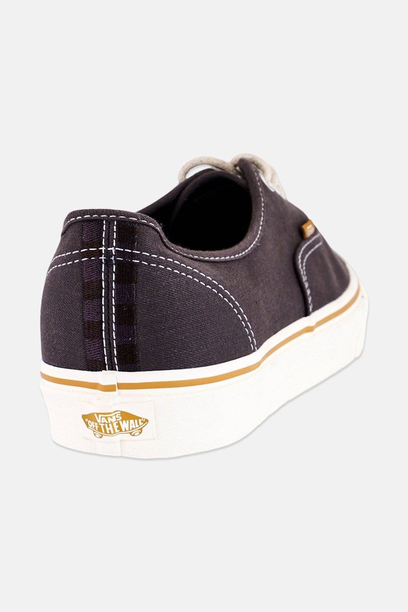 VANS Men Authentic Lace Up Skateboarding Shoes, Dark Grey - Image 2