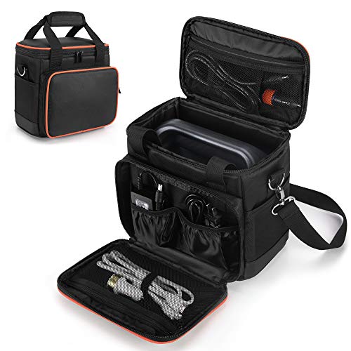 Trunab Travel Carrying Bag Compatible with Jackery Explorer160/240/300, Portable Power Station Storage Case with Waterproof Bottom and Front Pockets for Charging Cable and Accessories - Image 1