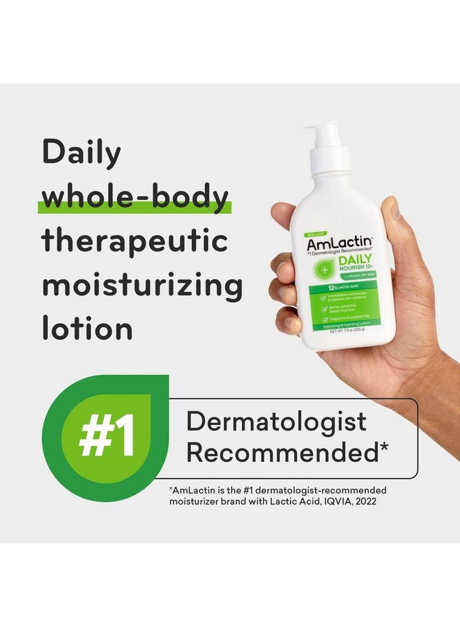AmLactin Daily Nourish 12% - 14.1 oz Body Lotion with 12% Lactic Acid - Exfoliator and Moisturizer for Dry Skin (Packaging May Vary) - Image 2