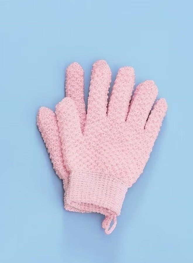 Five-finger scrub towel, shower gloves, frosted shower mud shower tools, frosted bath towel, cleaning tool, shower gloves, 2 pairs - Image 2