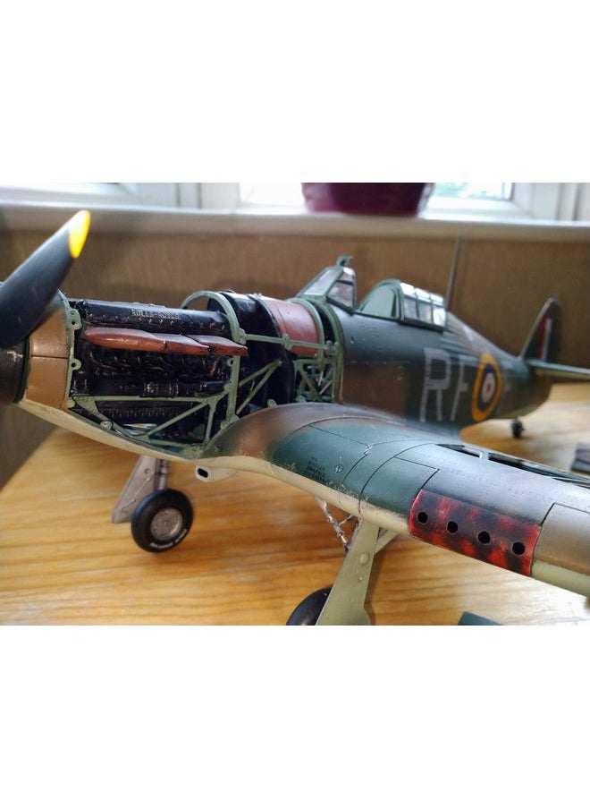 إيرفيكس طقم نموذج بلاستيكي لطائرة هوكر هوريكان MK I بمقياس 1:24 من Airfix Vintage Classics A14002V للطيران العسكري في الحرب العالمية الأولى  - Image 3