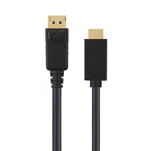 axGear DisplayPort to HDMI Cable DP to HDMI Ultra HD 4K Video Display Converter 3 Ft - Image 2