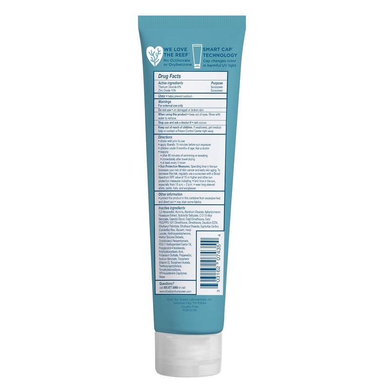 BLUE LIZARD Kids Mineral SPF 50 Sunscreen Lotion, 100% Mineral, Children’s Sunscreen, Water-Resistant Formula, Paraben-Free, Fragrance-Free, 5 fl oz - Image 2