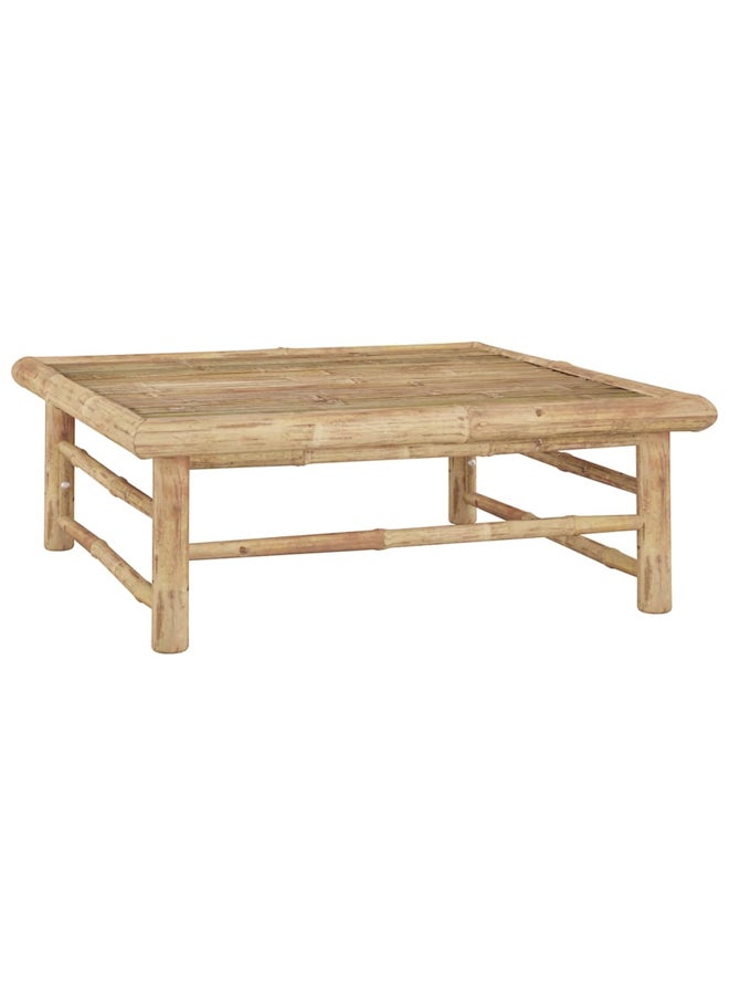 vidaxl 7 Piece Garden Lounge Set with Dark Grey Cushions Bamboo 3058234 - Image 4