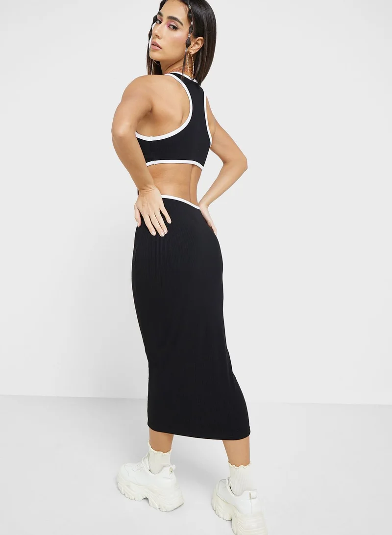 Ginger Urban Minx Dress With Waist Cutout