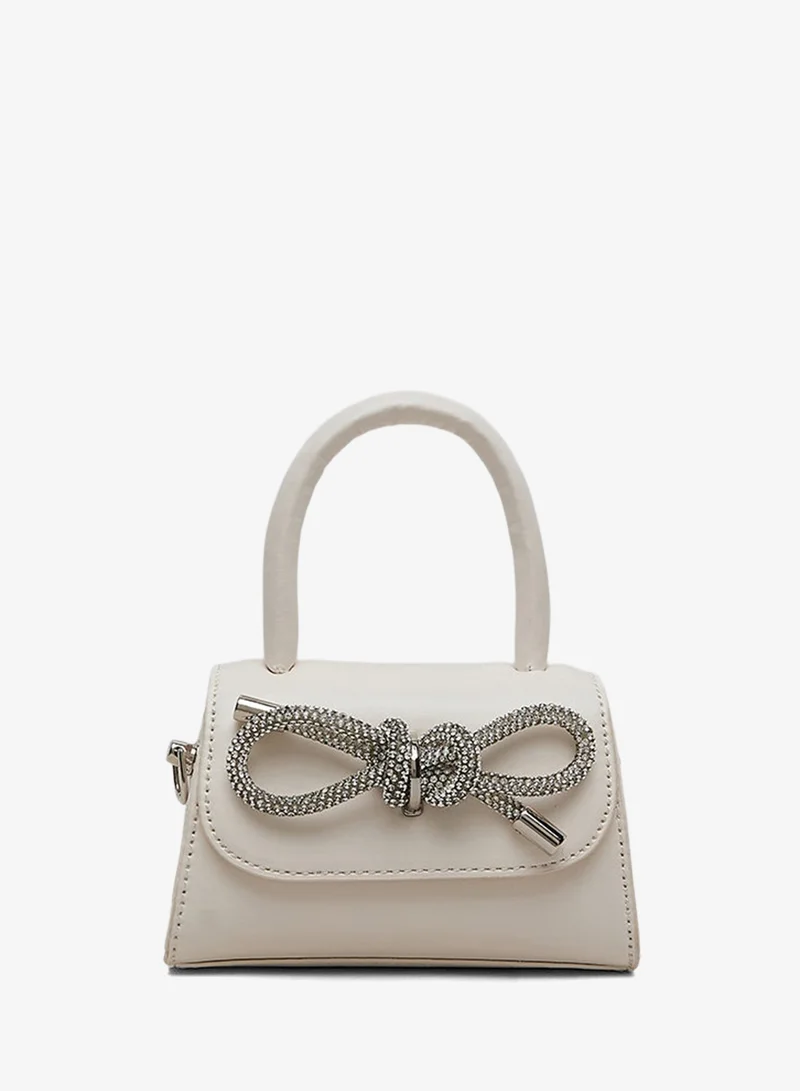 أر أند بي Embellished Top Handle Bag