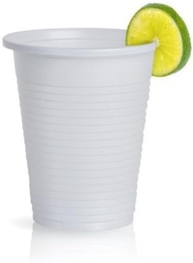 3P Disposable plastic water cups, 6 oz., 3 packs, 1000 white glass cups in 20 foil cartons. - Image 4