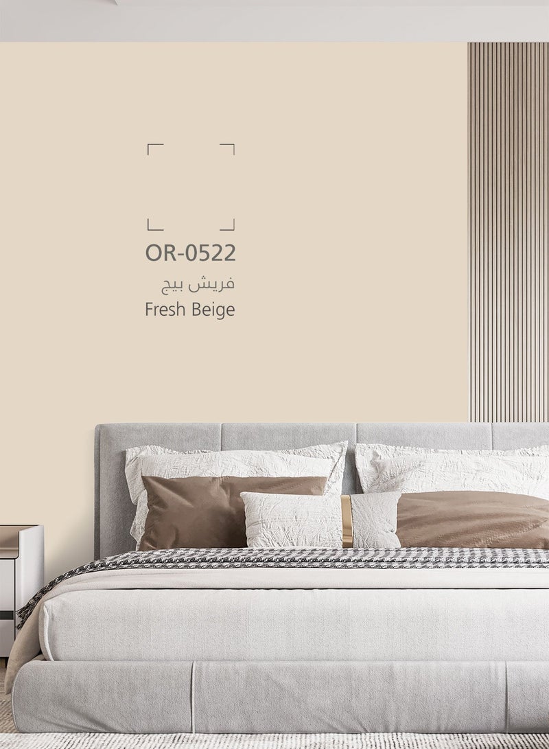 دهانات الجزيرة جرين دهان جدران داخلية لامع (اللون : فريش بيج) 3لتر - Image 2