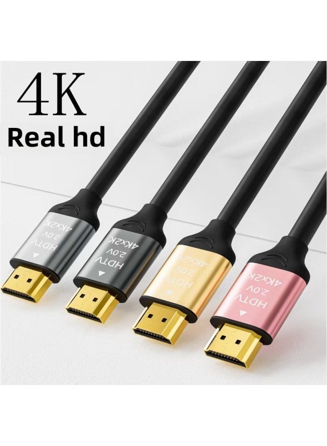 4Khdmi HD Cable 2.1 Version 2K4K8K144hz Computer TV Monitor Set-top Box 8K Projector Ps-Color:Red Aluminum Shell 4K-Line Length:20m - Image 2