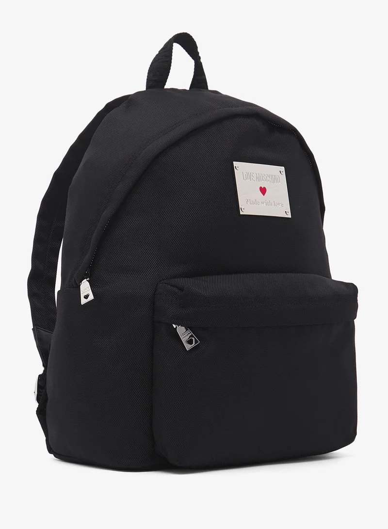 لوف موسكينو Zip over top handle backpack