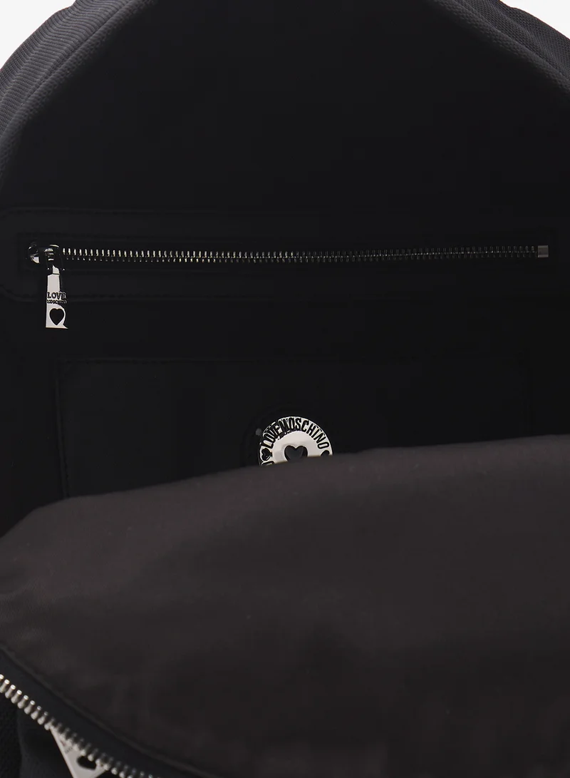 لوف موسكينو Zip over top handle backpack