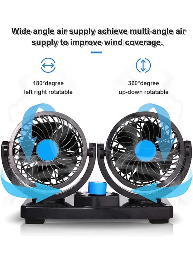 Adjustable Car Air Conditioner Cooling Fan - Image 2