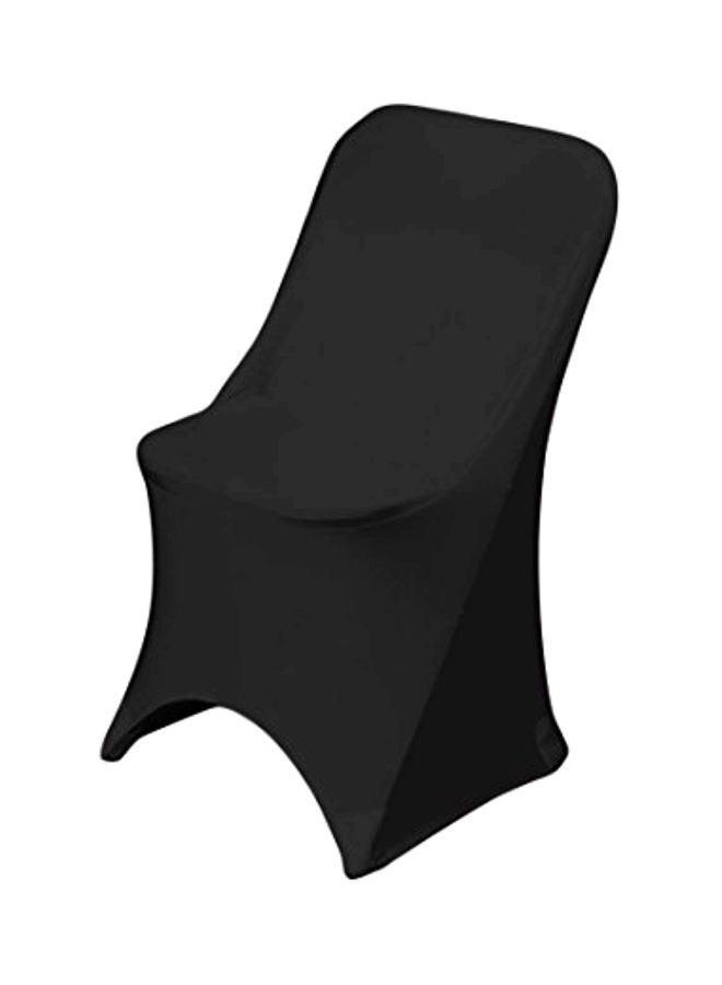 NIBEMINENT Stretch Folding Chair Cover Black 8.5x6x1.5inch - Image 1