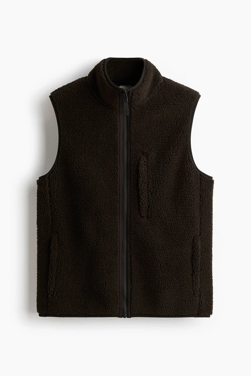 H&M Regular Fit Teddy sports gilet