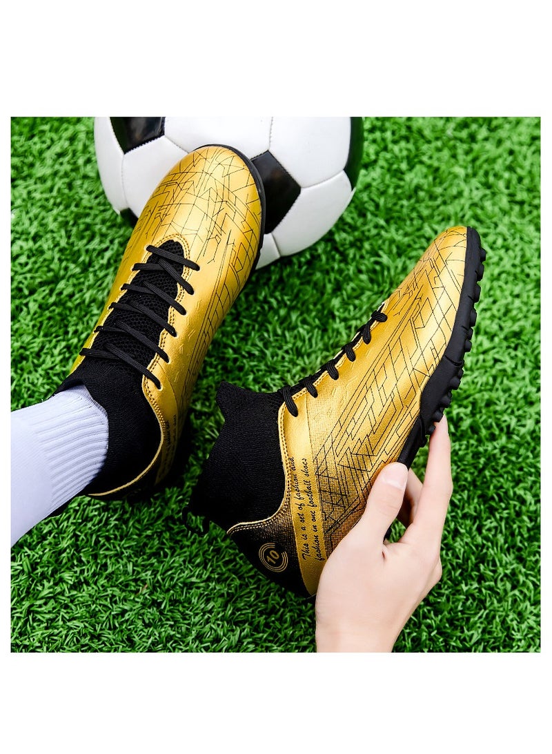 SKT Shiketro Men's Football Shoes, Suitable For Outdoor Indoor Professional Youth Boys Football Shoes, Unisex Football Shoes.  - Image 3