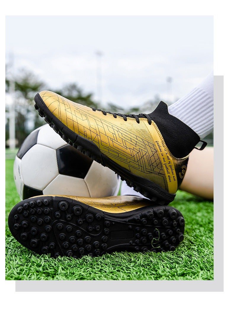 SKT Shiketro Men's Football Shoes, Suitable For Outdoor Indoor Professional Youth Boys Football Shoes, Unisex Football Shoes.  - Image 4