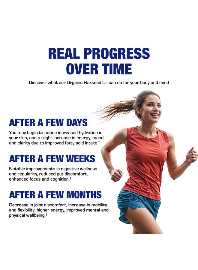 Anabolic Laboratories Cold Pressed Organic Flaxseed Oil 1000mg Softgels - Non GMO Organic Flax Seed Oil Rich in Naturally Occurring Omega 3 6 9 for Full Body Benefits - Fish Free Omega 3 Supplement (180 Softgels) - Image 4