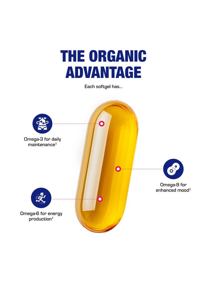 Anabolic Laboratories Cold Pressed Organic Flaxseed Oil 1000mg Softgels - Non GMO Organic Flax Seed Oil Rich in Naturally Occurring Omega 3 6 9 for Full Body Benefits - Fish Free Omega 3 Supplement (180 Softgels) - Image 5