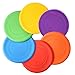 SUHEEUS Kids Flying Disc Toy Outdoor Playing Lawn Game Disk Flyer for Kindergarten Teaching Soft Silicone Colorful 6 Pack Bulk Set - Image 3