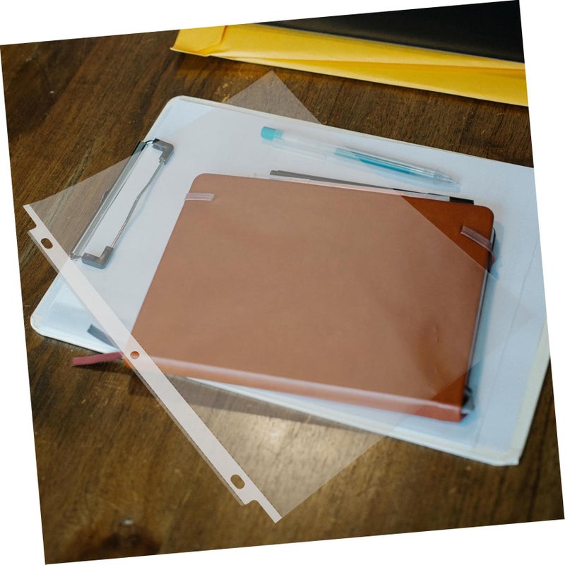 Heavy Duty Plastic Sleeves 50 Pack Clear Document Holders For Organizing Files And Papers Easy Page Turning - Image 5